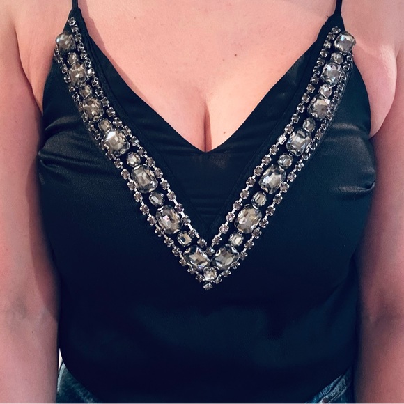 Express Rhinestone Embellished Tank Top - Picture 4 of 4